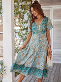 Vestido floral bohemio 